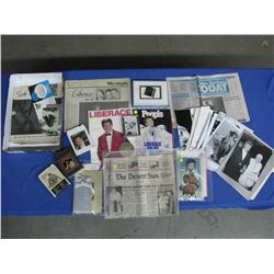 Assorted Liberace Photos/Clippings/8 Tracks etc.