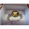 Image 2 : Yellow citrine gemstone ring