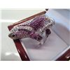 Image 2 : Crystal lizard cocktail ring