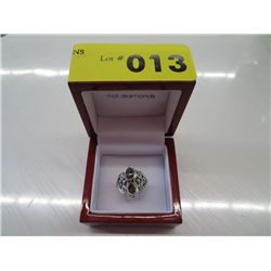 Custom made Herkimer diamond ring