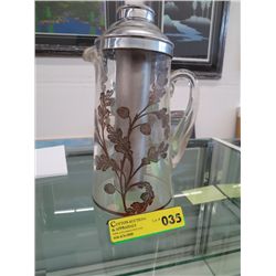 Sterling overlaid jug