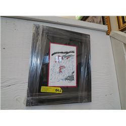 Richard Shorty framed print "Up the Creek"