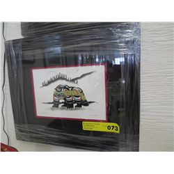Richard Shorty framed print, "Wolverine"