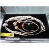 Image 1 : Three bead and bone necklaces