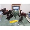 Image 1 : Four figurines, assorted materials