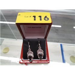 New Green amethyst earrings