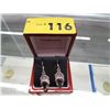 Image 1 : New Green amethyst earrings