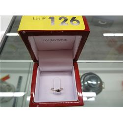 10 KT Yellow Gold Sapphire & diamond estate ring