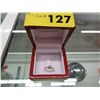 Image 1 : 14 KT Yellow Gold Diamond Cluster estate ring