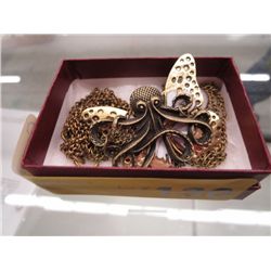 3x ladies bronze necklaces