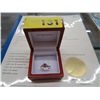 Image 1 : 10kt gold diamond & ruby ring