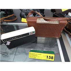 Two vintage transistor radios