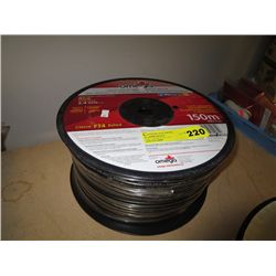 150 meter reel of coaxial cable