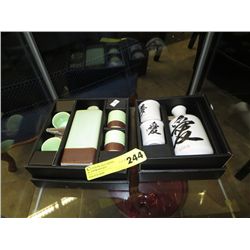 Two sake sets
