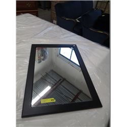 Wood framed mirror 32" x 20"