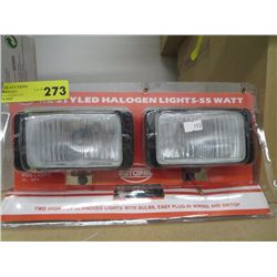 3 Restyled halogen lights - 55 Watts