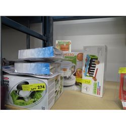 Six pieces of household & baby goods