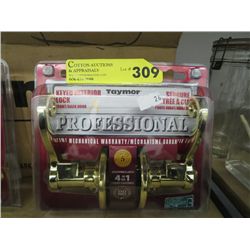 Keyed lever style exterior door locks