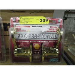 Keyed lever style exterior door locks