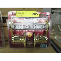 Keyed lever style exterior door locks