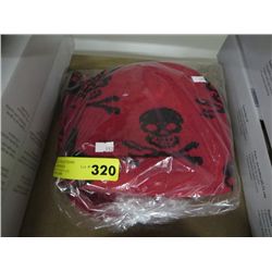 Ten knitted caps