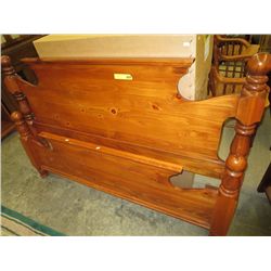 Double headboard and footboard