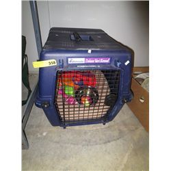 Medium size dog kennel and accessories