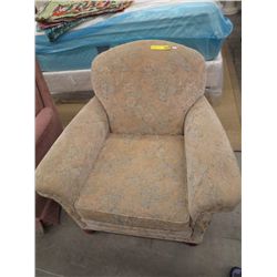 Vintage upholstered arm chair