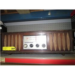 Vintage Supersonic AM/FM radio