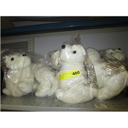 Stuffed dogs - approx 10 - new in wrapper