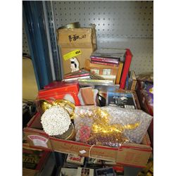 Box of misc decorative etc
