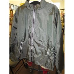Grey water repellant jacket