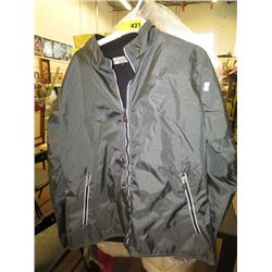 Grey water repellant jacket