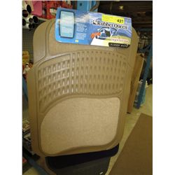 Beige truck mats