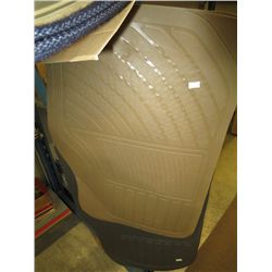Beige car mats