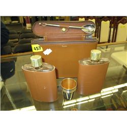 Vintage cocktail travel case