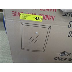 Wood framed mirror - New in box