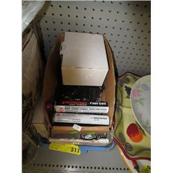 Box of fasteners and fuel cells etc.