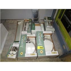 Bathroom fixtures - approx 12