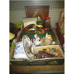 Box of vintage goods