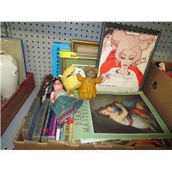 Box of vintage goods