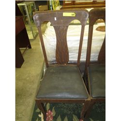 Antique Canadiana T-Backed chair