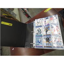 Book of collector hockey cards