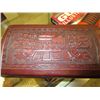 Image 2 : Carved wooden box - lined