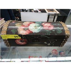 Painted wood box