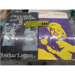2 books of Hollywood subject matter