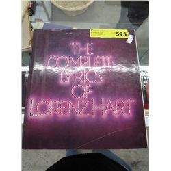 Book: The Complete Lyrics of Lorenz Hart
