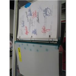 Harry Potter - Cast autographed script