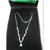 Image 1 : Diamond & blue topaz necklace