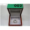 Image 1 : Aquamarine & diamond ring in silver